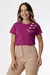 T-shirt com estampado - Roxo Purple - comprar online