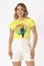 T-shirt com estampado - Amarelo Limão