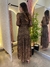 Vestido Decote Quadrado Animal Print na internet
