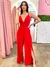 Macacão Longo Vermelho Bárbara - comprar online
