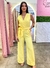 Macacão Longo Amarelo Roberta - comprar online