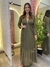 Vestido Decote V Verde Oliva - comprar online