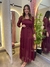 Vestido Decote Quadrado Marsala - comprar online