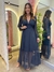 Vestido Decote V Azul - comprar online
