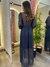 Vestido Decote V Azul na internet
