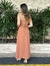 Conjunto Cropped e Saia Sensorial Bege na internet