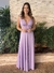 Vestido de Festa Drapeado Ilusion Lilás - comprar online