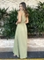 Vestido de Festa Detalhe Cintura Maily Verde Oliva na internet