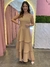 Vestido Lary Linho Alcinha Bege - comprar online