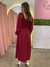 Vestido Manga Longa Mariah Marsala na internet
