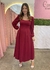Vestido Manga Longa Mariah Marsala - comprar online