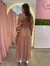 Vestido Manga Longa Mariah Marrom na internet