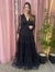 Vestido de Festa Tule 3 Marias Manga Preto - comprar online