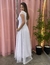 Vestido de Festa Branco Tule Maya Detalhe Ombro M na internet