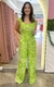 Macacão Longo Estampado Verde Patrícia - comprar online