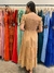 Vestido Midi de Manga Bege - comprar online
