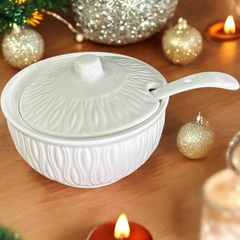AZUCARERA DE PORCELANA CON CUCHARA - comprar online