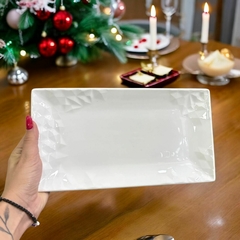 PLATO DE PORCELANA RECTANGULAR - comprar online