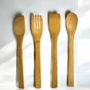 SET DE UTENSILIOS DE MADERA MEDIANO