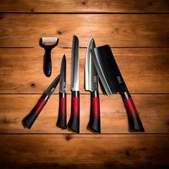 SET DE CUCHILLOS X6 LINEA BASS - comprar online