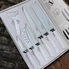 SET DE CUCHILLOS X6 LINEA LUJO BLANCO - comprar online