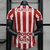 Camisa-Chivas-Guadalajara-Home-24-25-Jogador-Masculina-Puma-Vermelha-Branca-versão-marin-alvarado-chavez-cowell-