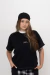 CAMISETA BOXY "NOT TOO BASIC DROP" PRETA - comprar online