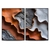 Kit 2 Quadros Decorativos - Camadas de Textura Rochosas - comprar online