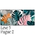 Kit 3 Quadros Decorativos - Explosão Tropical de Cores - comprar online