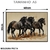 Quadro Decorativo - Cavalos em Foco