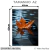 Quadro Decorativo - Folha de Outono Flutuando Sobre o Lago - Damuvia - Quadros Decorativos com Moldura Filete