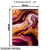Quadro Decorativo - Arte Abstrata em Tons de Roxo e Dourado - loja online