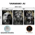 Kit 3 Quadros Decorativos - Foco Disciplina e Execução (Gold Marble)