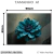Quadro Decorativo - Flor Azul em Fundo Abstrato - loja online