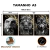 Kit 3 Quadros Decorativos - Foco Disciplina e Execução (Gold Marble) na internet