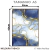 Quadro Decorativo - Arte Abstrata em Tons de Azul e Dourado - comprar online