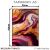 Quadro Decorativo - Arte Abstrata em Tons de Roxo e Dourado - comprar online