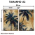 Kit 2 Quadros Decorativos - Pintura Paraíso das Palmeiras