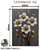 Quadro Decorativo - Pintura Beleza Floral Intensa - Damuvia - Quadros Decorativos com Moldura Filete