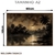 Quadro Decorativo - Pintura Luar Tropical - Damuvia - Quadros Decorativos com Moldura Filete