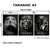 Kit 3 Quadros Decorativos - Foco Execução e Disciplina (Olho Azul) - loja online