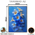 Quadro Decorativo - Flor Azul Celestial - loja online