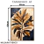 Quadro Decorativo - Elegância Natural das Folhagens Douradas - loja online