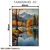 Quadro Decorativo - Pintura Reflexões de Outono na Tranquilidade da Montanha - loja online