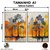 Kit 2 Quadros Decorativos - Coleção {Autumnal Abstract} #06 - Damuvia - Quadros Decorativos com Moldura Filete