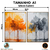 Kit 2 Quadros Decorativos - Coleção {Autumnal Abstract} #08 - Damuvia - Quadros Decorativos com Moldura Filete