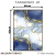 Imagem do Quadro Decorativo - Arte Abstrata em Tons de Azul e Dourado