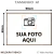Imagem do Quadro Decorativo Personalizado - Moldura Filete (Horizontal)