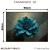 Quadro Decorativo - Flor Azul em Fundo Abstrato - loja online