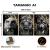 Kit 3 Quadros Decorativos - Foco Disciplina e Execução (Gold Marble)